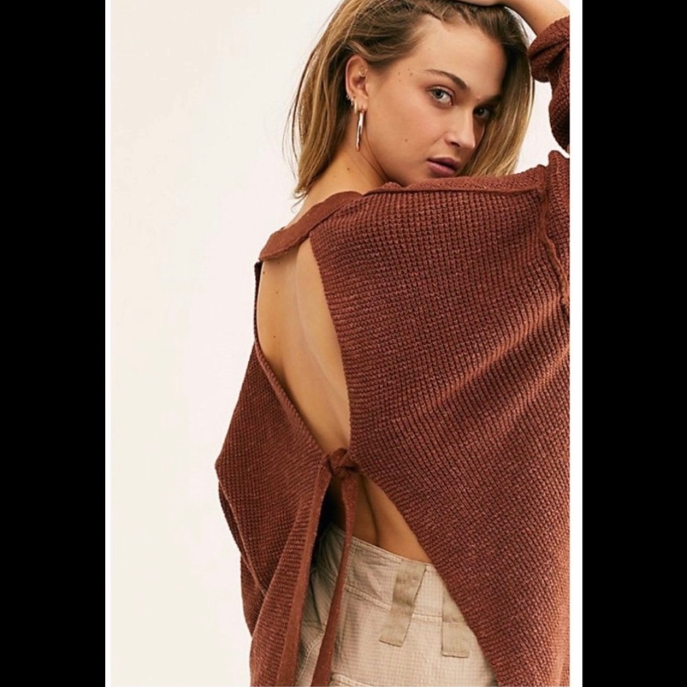 Free People Beach Cali Crew Sweater